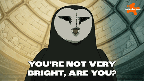 You'Re Not Very Bright Are You Wan Shi Tong GIF