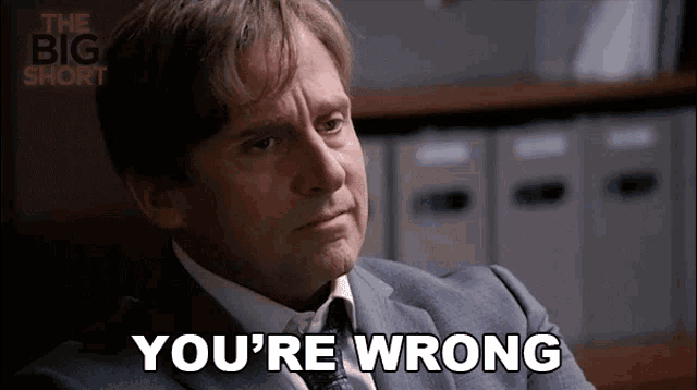 Youre Wrong Mark Baum GIF