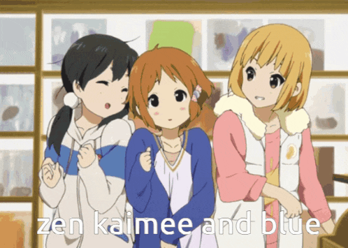 Zen And Kaimee Blue And Zen GIF