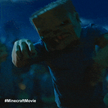 Zombie Attack A Minecraft Movie GIF