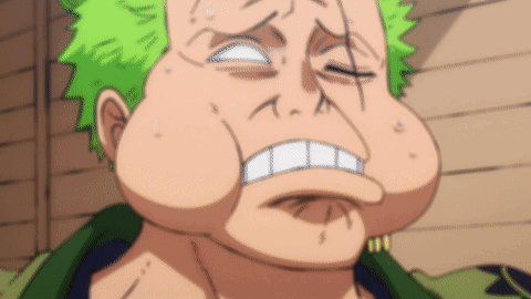 Zoro Funny Face GIF