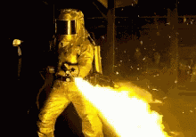 пожарник огонь GIF