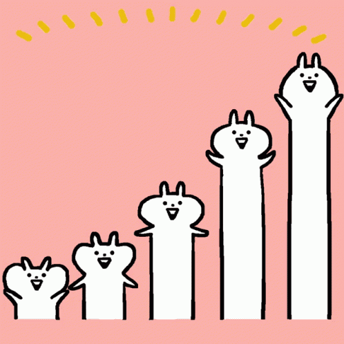 ウェーブ 笑う GIF