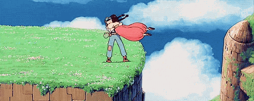 ラピュタ　愛　あい　アイ　ギリギリ　危ない　あぶない　ジブリ GIF