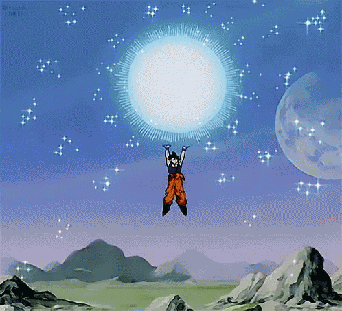 元気玉 悟空　ドラゴンボール GIF