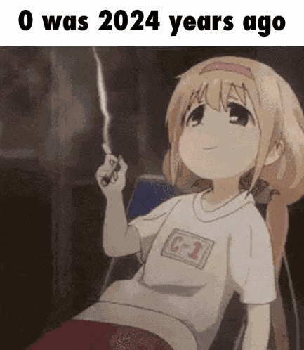 0 Was 2024 Years Ago Anime GIF