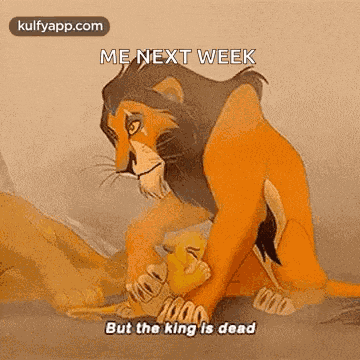 00but The King Is Dead Art GIF
