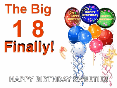 18th Birthday Finally Birthday GIF