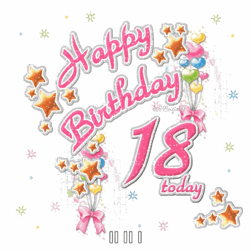 18th Birthday Happy Birthday GIF