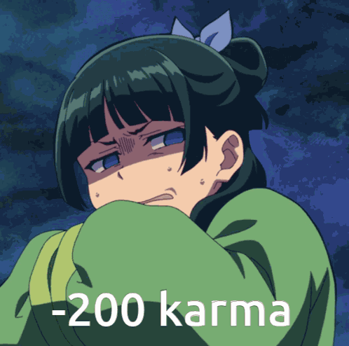 -200 Karma Karma Loss GIF