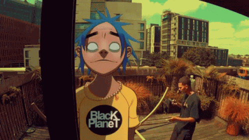 2d 2d Gorillaz GIF