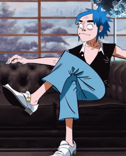 2d Gorillaz GIF