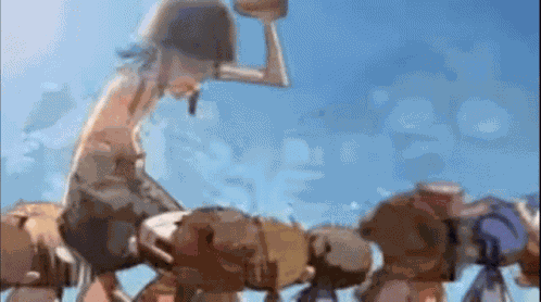 2d Gorillaz Walk GIF