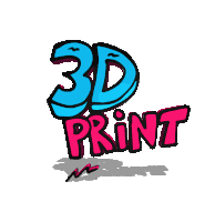 3d 3d Printer Sticker