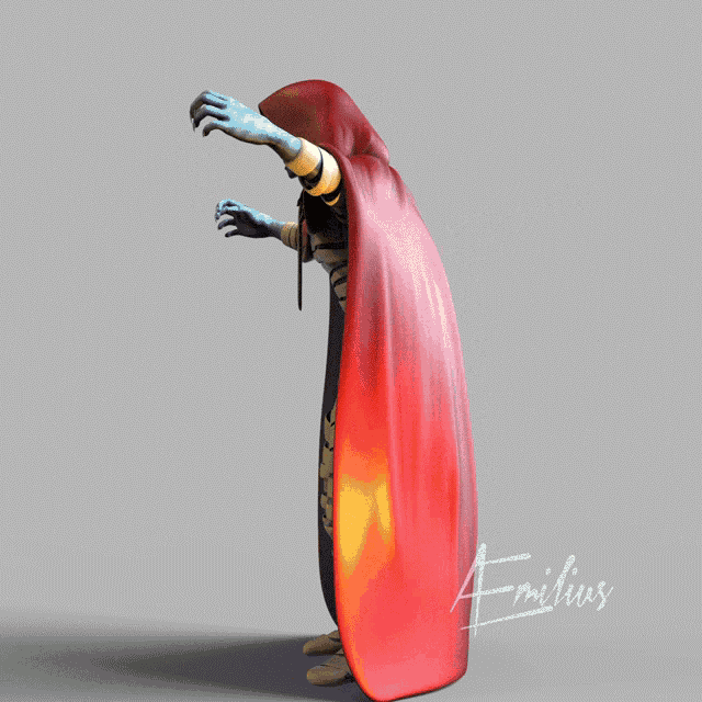 3d Sculpting Turntable Animation GIF