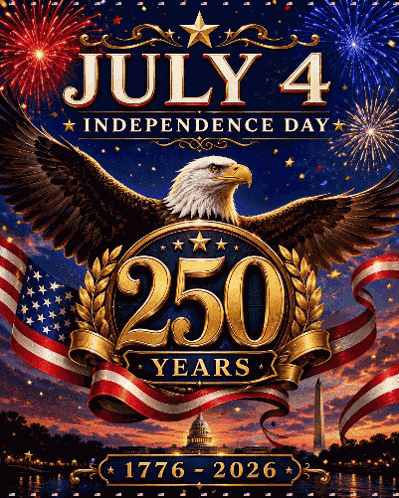 4th Of July America 250 GIF