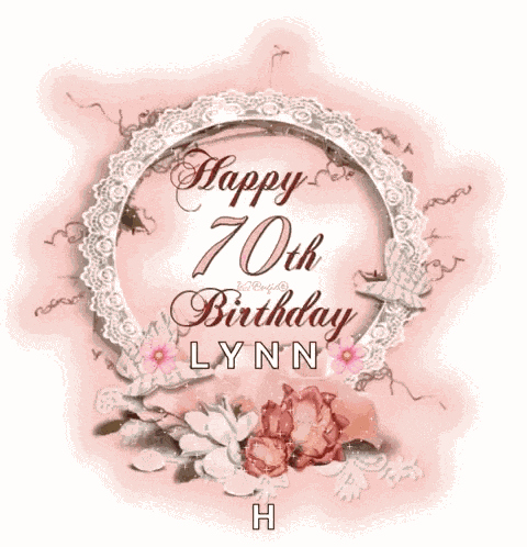 70th Birthday Happy Birthday GIF