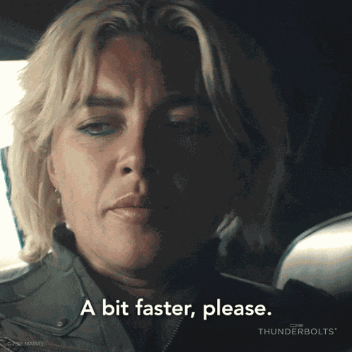 A Bit Faster Please Yelena Belova GIF