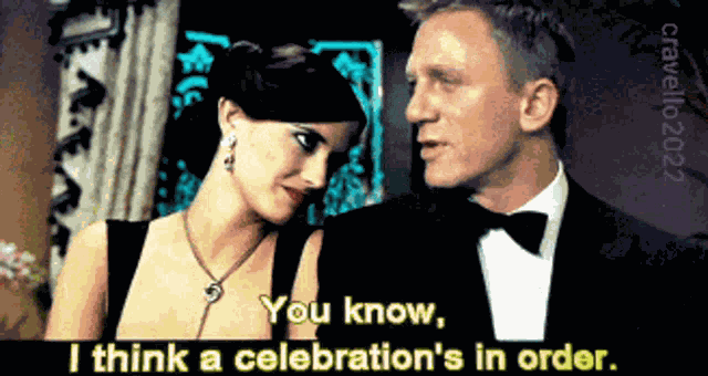 A Celebration Is In Order Daniel Craig GIF