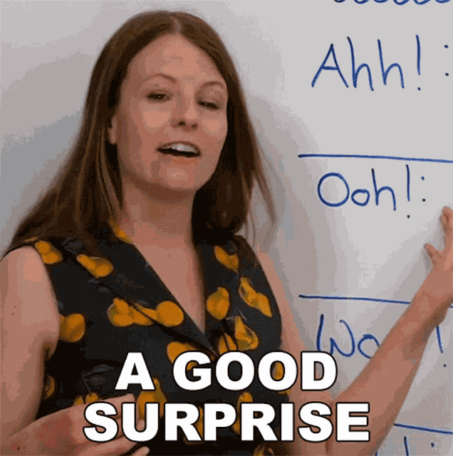 A Good Surprise Emma GIF