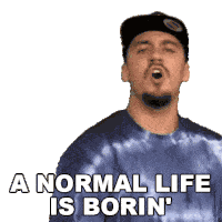 A Normal Life Is Borin Casey Frey Sticker