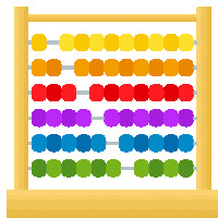 Abacus Objects Sticker