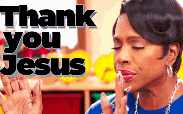 Abbott Elementary Thank You Jesus GIF