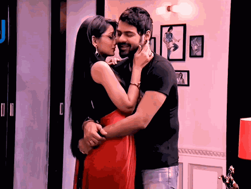 Abhi Pragya Kissing Scene In Kumkumbhagya Abhigya Kiss GIF