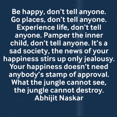 Abhijit Naskar Be Happy GIF
