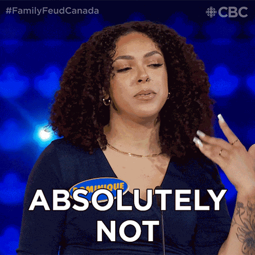 Absolutely Not Dominique GIF