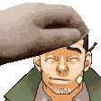 Ace Attorney Dick Gumshoe Sticker