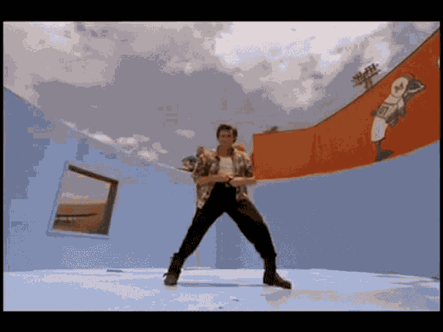Ace Ventura Looking GIF
