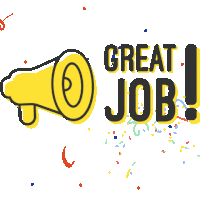 Achievement Amazing Job Sticker