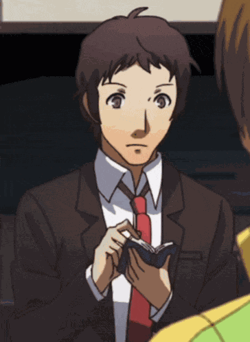 Adachi Reading GIF