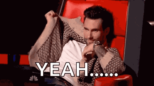 Adam Levine Shy GIF