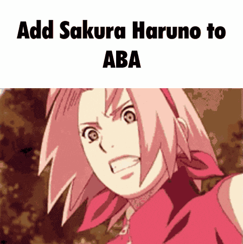 Add Sakura Haruno To Aba Anime Battle Arena GIF