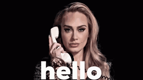 Adele Hello GIF