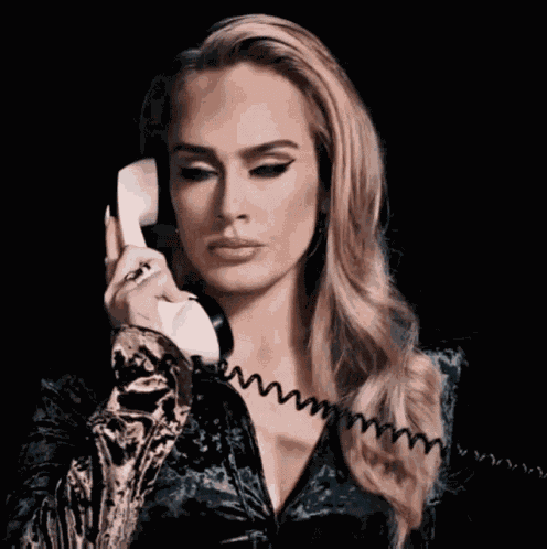 Adele Phone GIF