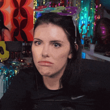 Adriana Chechik Pointing GIF