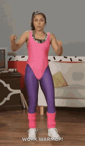 Aerobics Michelle Khare GIF