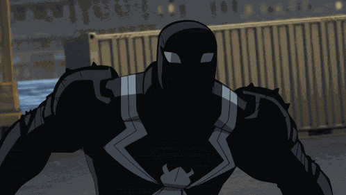 Agent Venom Webs GIF