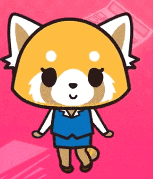 Aggretsuko Bailando GIF
