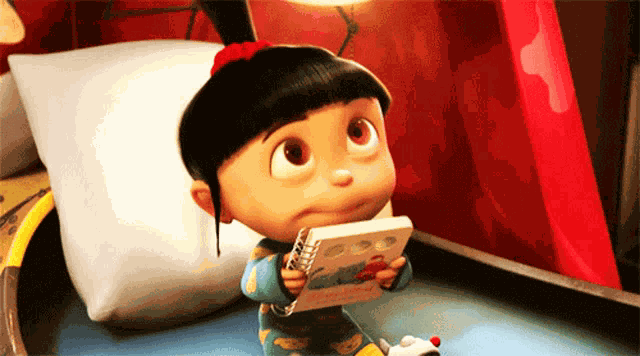 Agnes Book GIF