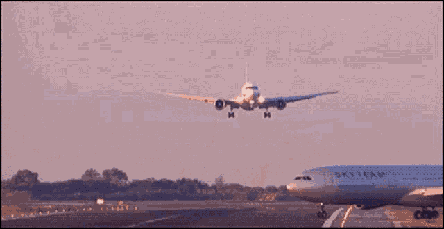 Airplane A340 GIF