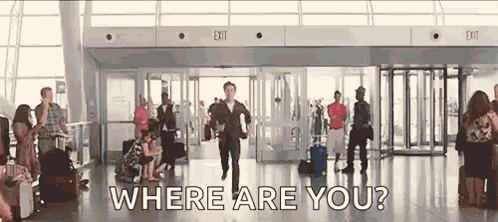 Airport Love GIF