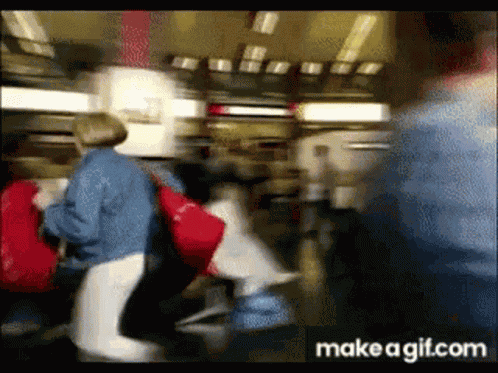 Airport Running GIF