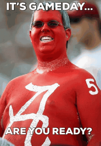 Alabama Crimson Tide Football Game Day GIF