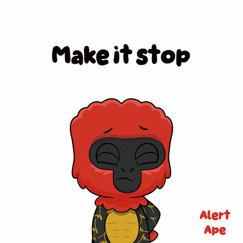 Alert Ape GIF