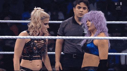 Alexa Bliss Candace Lerae GIF