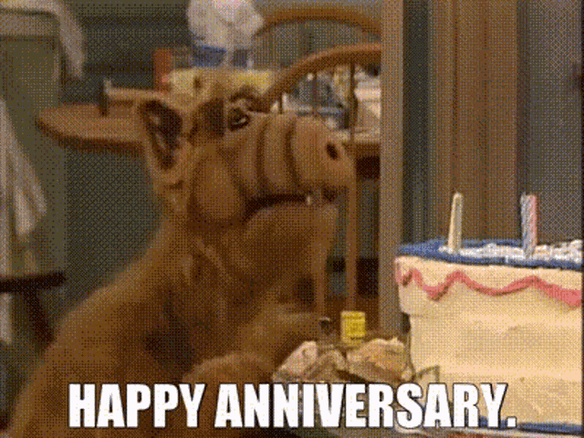 Alf Happy Anniversary GIF